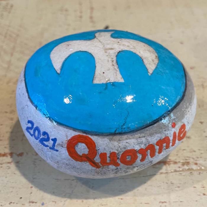 2021 Quonnie rock painting